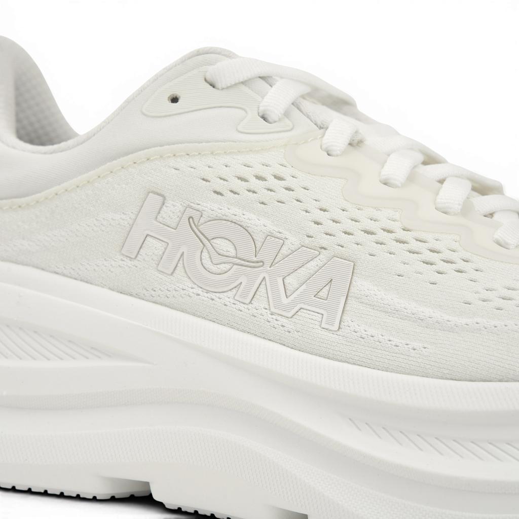 HOKA Bondi 9 White Men Sneakers 1162011-WWH