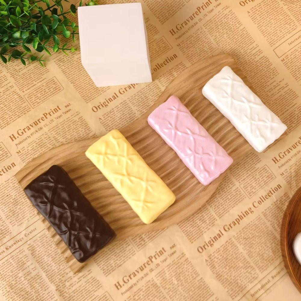 Release Hand Simulation Chocolate Squeeze Toy Sensory Slow Rebound Squeeze Toy for Adult