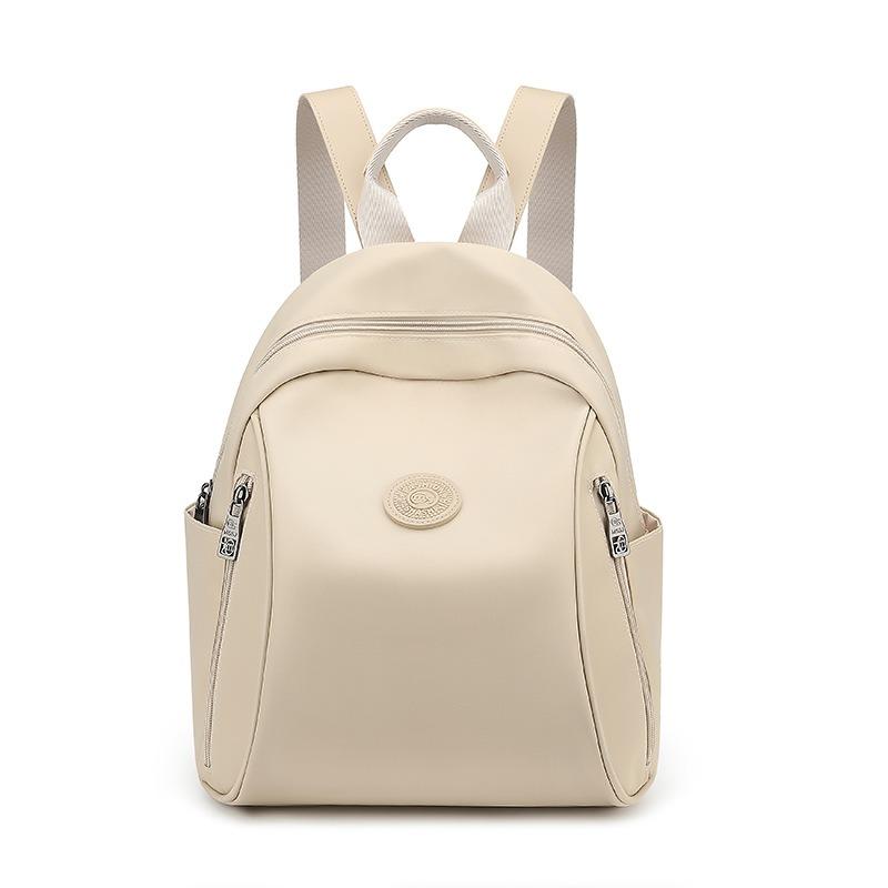 

Рюкзак женский большой вместимости повседневный универсальный студенческий школьный рюкзак для активного отдыха ветрозащитный альпинистский легкий дорожный рюкзак бежевый