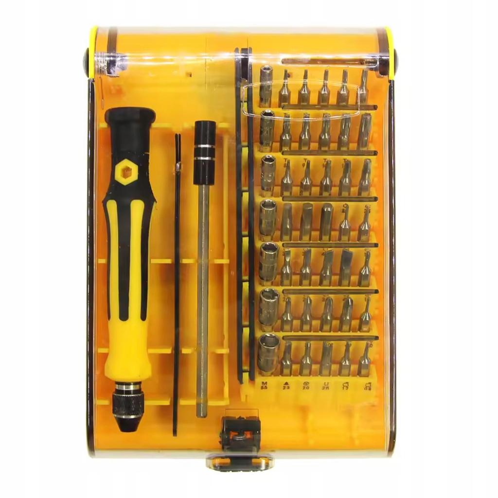 ProFix MasterSet 45in1 - Precision service kit | Screwdriver | Magnetic bits | Extension cord | GSM | RTV | Home repairs