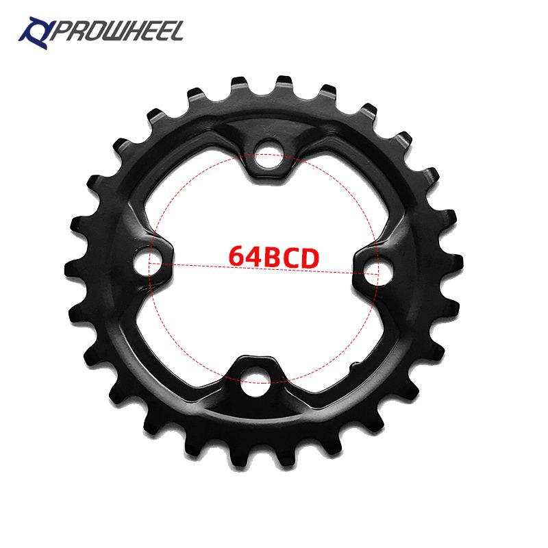 Prowheel 10/11-Speed Mountain Bike Crankset with Hollow Design and 26T/36T/38T Chainring for Bicycle Repair.