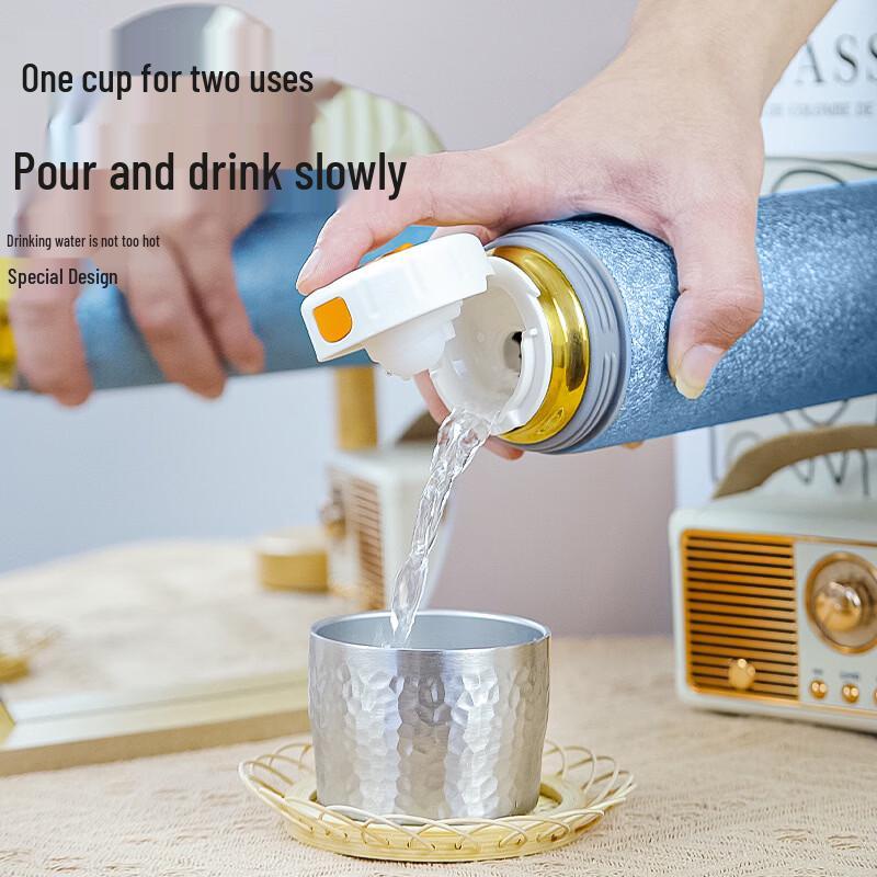 OLOEY Titanium Tea Infuser Water Bottle 480ml