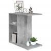 VidaXL Table d'appoint Gris béton 50x30x50 cm Aggloméré