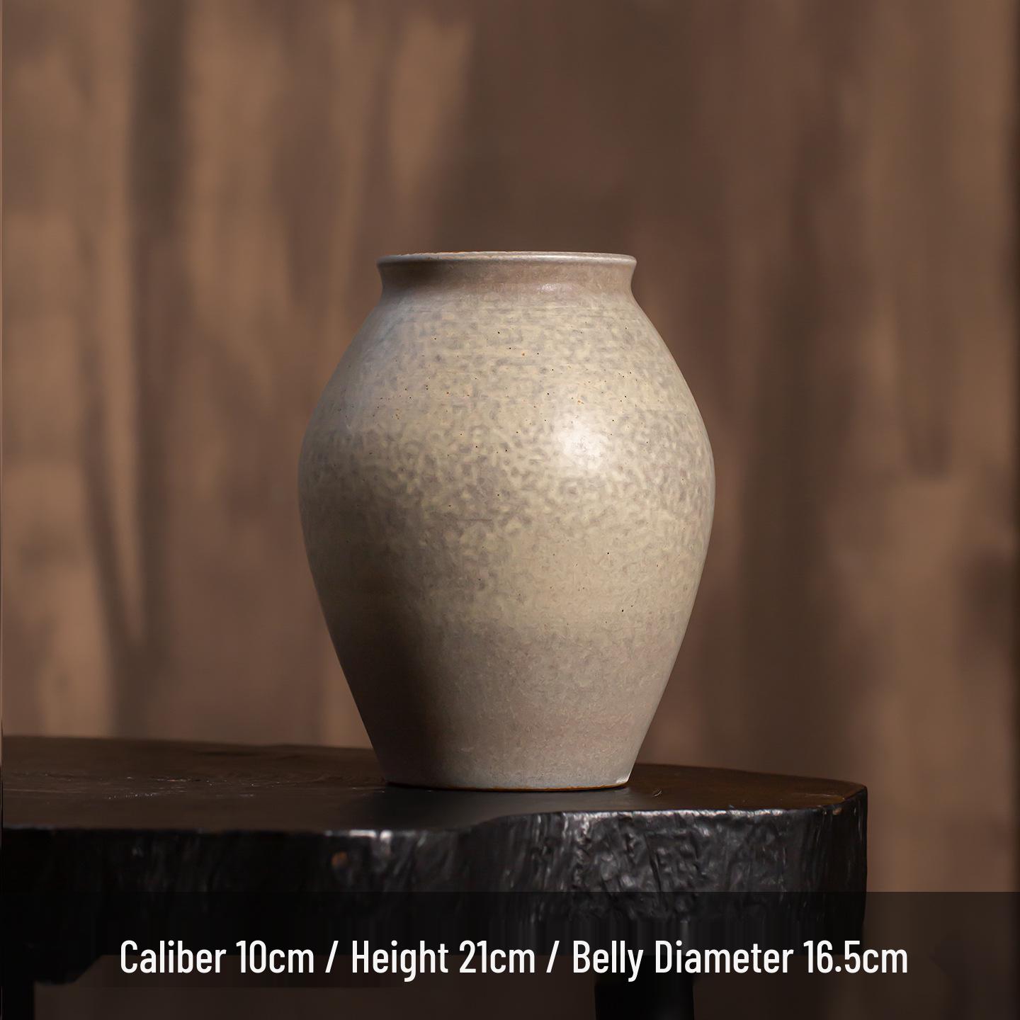 Song Dynasty-Inspired Zen Ceramic Vase for Home Decor