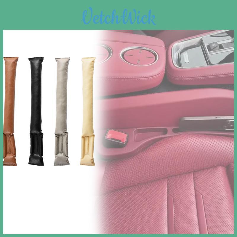 Universal Car Seat Gap Filler Pu Leather Storage Organizer With Antileak Seal For Vehicle Interior