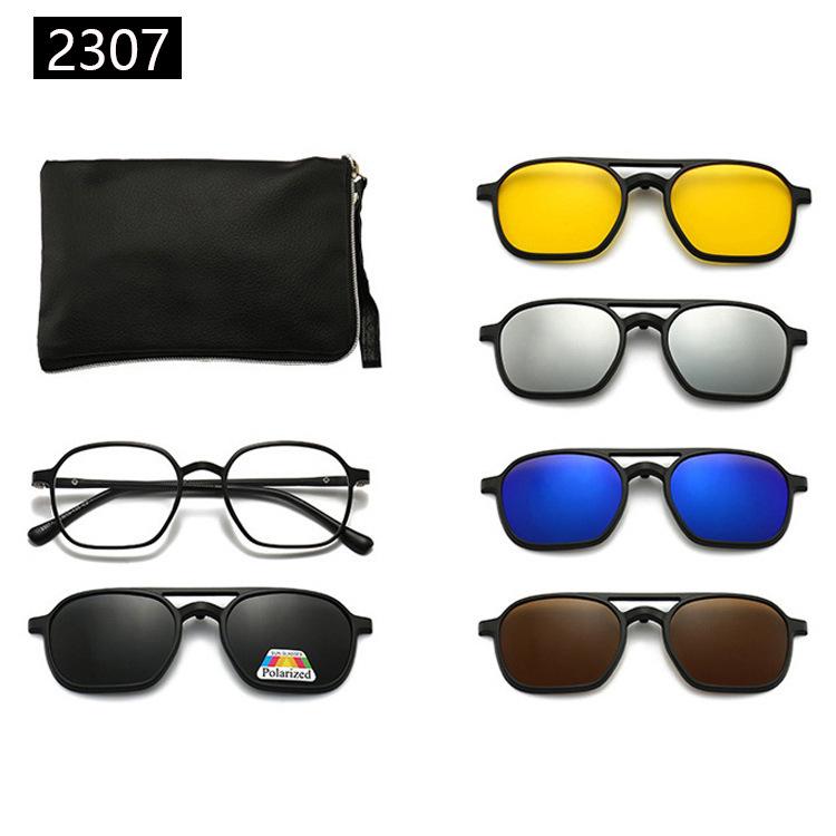 22XX Magnetic Clip-on Polarized Sunglasses for UV Protection and Driving