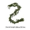 Christmas Garland For Mantle Artificial Holiday Decoration Rustic Front Door Garland For Homeowners Apartment Coffee Shop