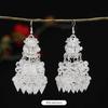 Miao Yin earrings retro exotic niche design long fringed earrings medium earrings women