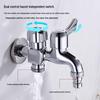 Larsd Single Cold Dual Outlet Washing Machine Faucet