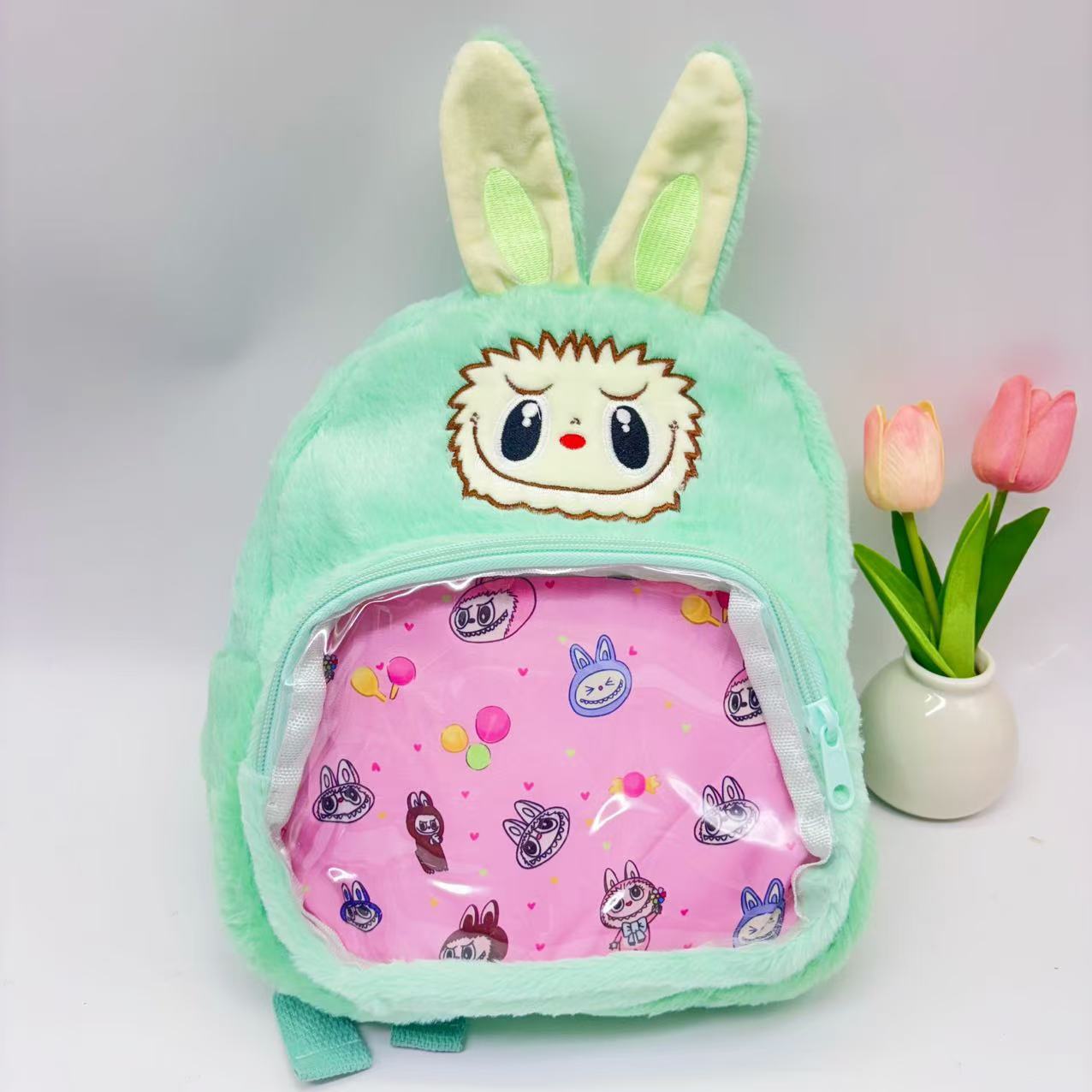 

Школьный рюкзак мультяшный повседневный универсальный студенческий рюкзак женский рюкзак для волосатой девушки большой вместимости 30*25