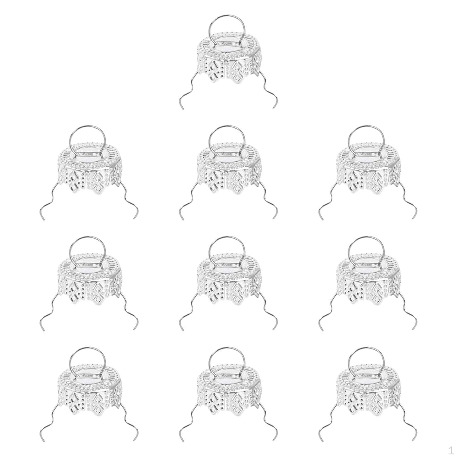 

100 штук Металлические подвески для рождественских шаров для вечеринок 10mm