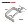 50-100mm Woodworking Clamp C-Clamp G-Clamp For Wood Plastic Drilling Fixing For Workpiece Fixing Hand Tool Parts