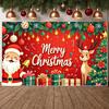 Christmas Decor Decorative Design Christmas Banner Festive Decoration Santa Claus Design Photo Prop For Indoor Decoration Event