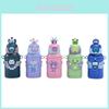 Boy's Cartoon Thermos Cup With 316 Food Grade Straw Portable And Durable 6-12 Hours Insulation