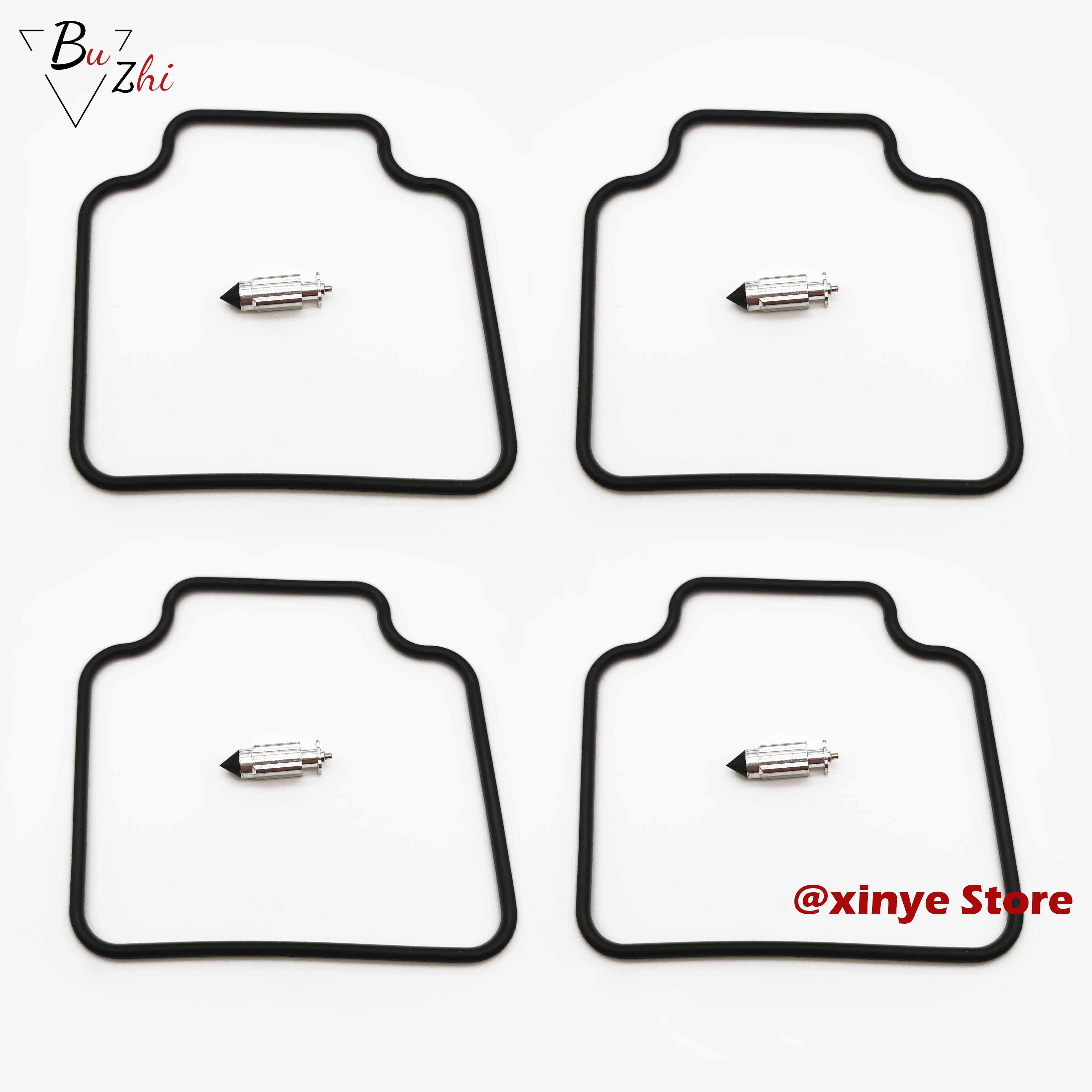 for Honda CB650sc nighthawk 650 1983-1985  cb 650 sc Carburetor Repair Kit Carb Rebuild Parts Screw Float Valve Main Pilot  Jets 4 Gaskets Valves