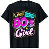 Cooles 80er Jahre Mädchen Retro Mode Throwback Kultur Party Liebhaber T-Shirt Pop Musik Spruch Tee Oberteile Rap Hip Hop Streetwear Kleidung Geschenk