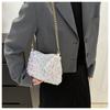 Small Bag with Summer Sequins, Fashionable Handheld Casual Chain, Single Shoulder Crossbody Bag, Sparkling Women's Bag