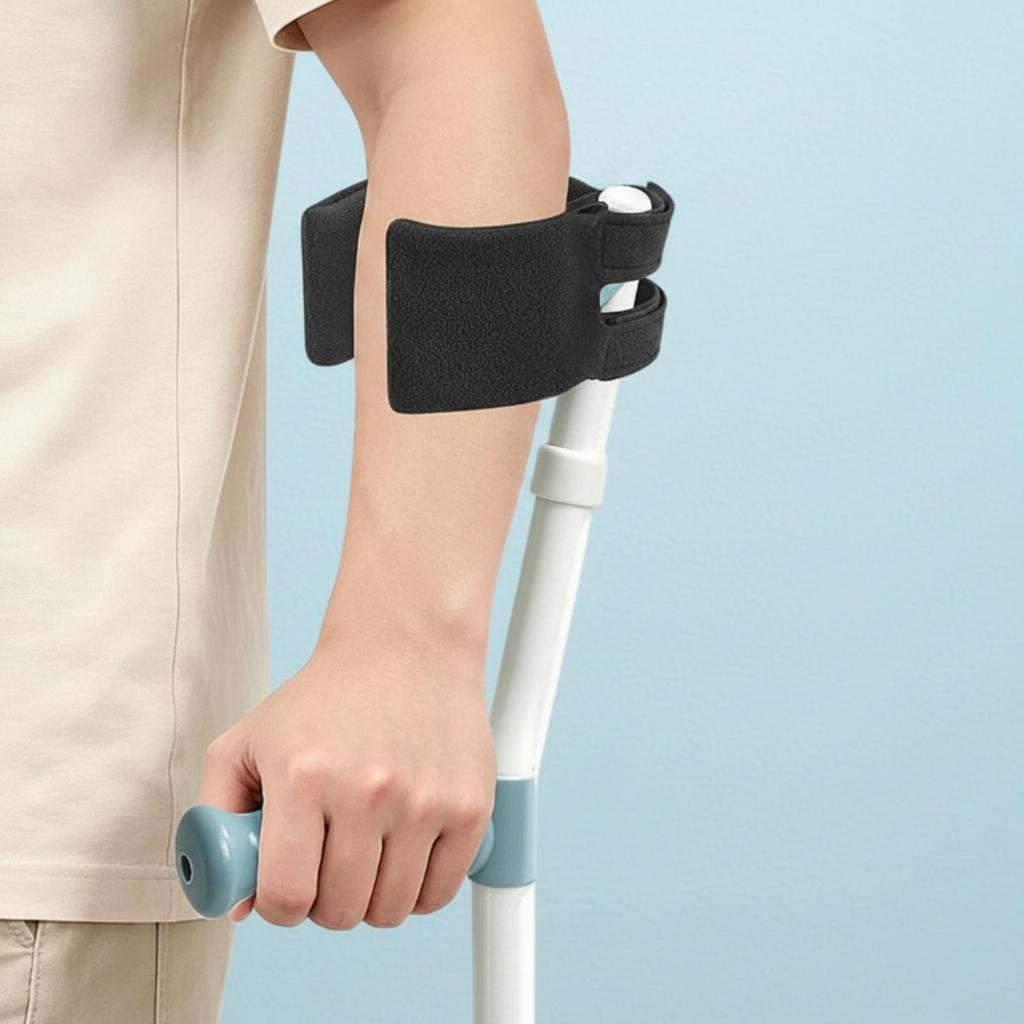 Forearm Crutch Cuff Sleeve Adjustable Hand Grip Covers Soft