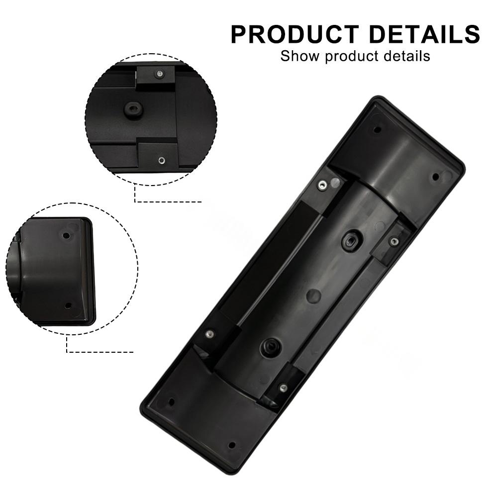 Front License Plate Component for Tesla For Model 3 High land 1694552 00 C ABS Black Replacement Bracket Mount