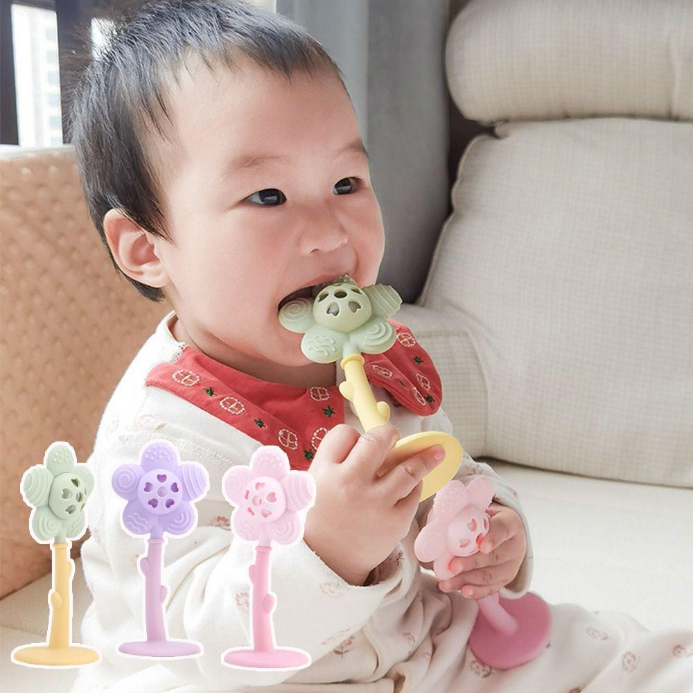 

Silicone Baby Teether 2 in 1 Baby Teething Toy New Baby Chew Toy for Infants