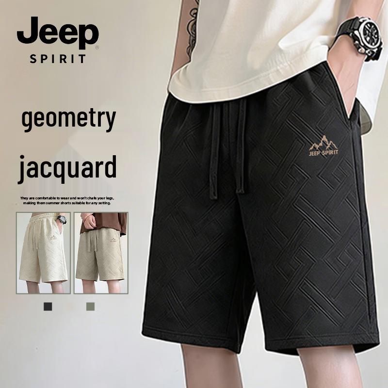 

JEEP SPIRIT Men s Jacquard Casual Shorts 3XL