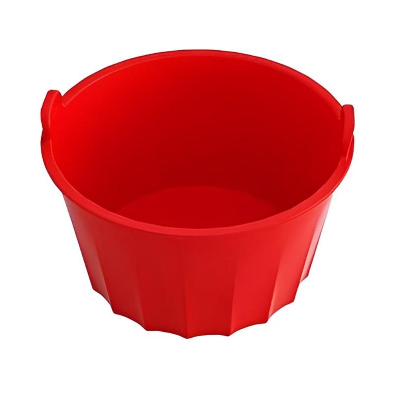 Silicone Slow Cooker Liners Leakproof Dishwasher Safe Cooking Liners Easy Clean красный