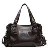 Retro Marke Geräumige Schultertasche Damen Luxus Einfarbige Klassische Umhängetasche Große Kapazität Stil Weiches PU-Leder Tragetasche