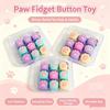 Keycap Keychain Stress Relief Fidget Toy Mini Portable Press Sensory Pendant for Backpacks Kids Students Daily Use