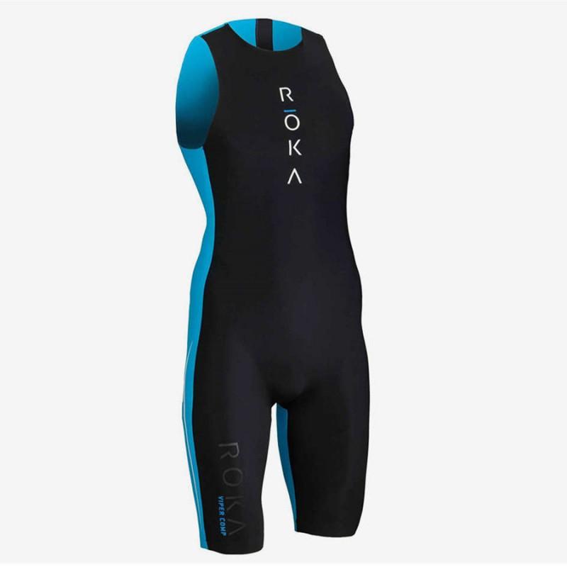 Mens Triathlon Cycling Suit Sleeveless Compression Lycra Quick-Dry Bike Jersey Road Mountain Biking