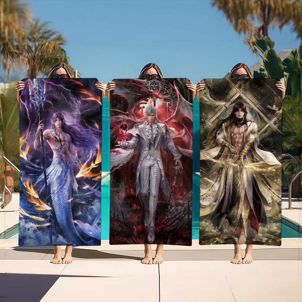 Towel Collection Textile Bathrobe Beach Quick-Drying Deepspace Lightweight Portable Camping Love And Swim Pool Travel