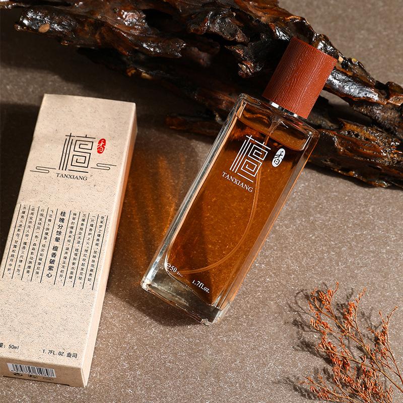 Ebony Agarwood Sandalwood Flavor Men's Woody Fragrance Temple Fragrance Women's Lasting Fragrance Fresh Nature Party Room