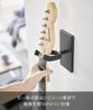 Yamazaki (Yamazaki Industries) [Includes plasterboard tweezers and wood screws] Wall Guitar Hook, Plasterboard Wall Compatible, Black, W8 x D11.5 x H1