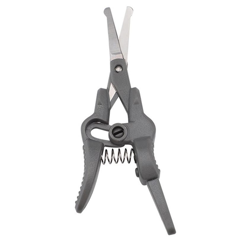 Nose Hair Scissors Stainless Steel Round Head Beauty Trimmer Nose Hair Trimmer Portable Ergonomics Nose Hair Cutter