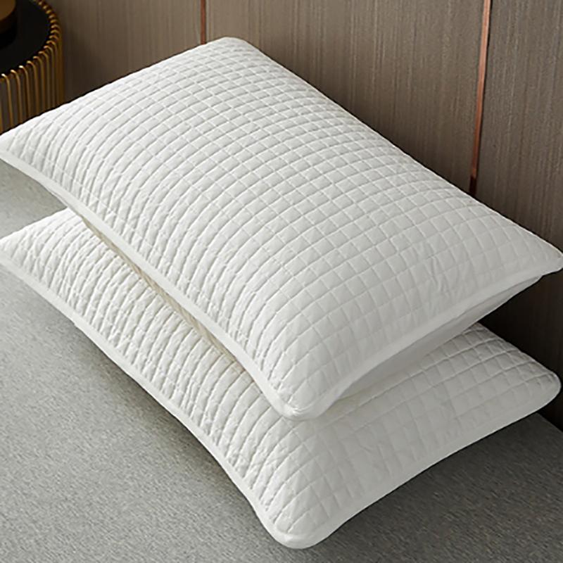 Comfortable Cotton Clip Pillow Cover Isolation Layer Anti Mite Pillow Core Protection Head Oil Waterproof Pillowcase