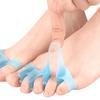 2Pair Five Hole Toe Separator Hallux Valgus Orthosis Bunion Corrector Toe Straightener Overlapping Toe Separator Toe Protector