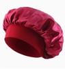Wide-brimmed high-elastic satin nightcap, women's beauty salon hair care hat, confinement chemotherapy cap