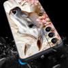 Black White Horses Galloping Phone Case For Samsung Galaxy S26 Ultra S25 Plus S24 FE S23 S22 5G S21 S20 Cover Black Soft