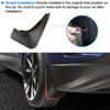 Flexible ABS ID4 Car Mud Flaps Splash Guards Fender for Volkswagen ID.3 2023 2022 VW ID.4 CROZZ ID.6 Front and Rear