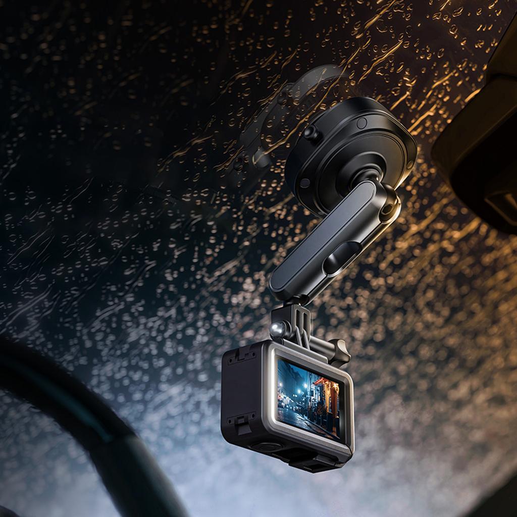 Auto-Saugnapfhalterung 360° verstellbar Auto Action-Kamera-Halterung für DJI/Insta360/GoPro Action-Kamera-Halterung