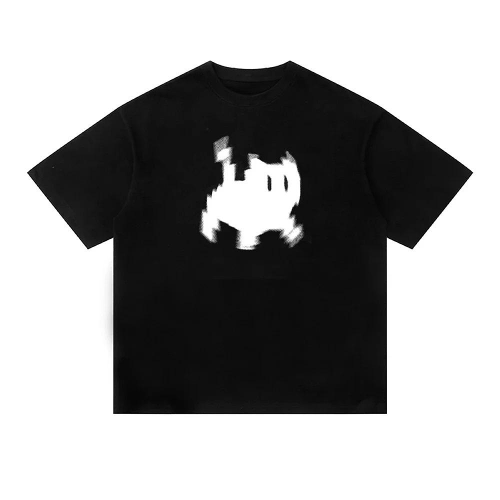 Kätzchen Avatar Bluse Damen T-Shirt Weiblich Y2k Kleidung Mädchen Kawaii Oberteile Haustier Druck Streetwear Niedliche Katze Grafik Kleidung