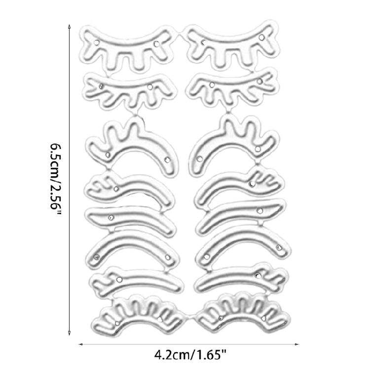DIY Eyebrows Eyelashes Metal Cutting Dies Embosed Mold DIY Scrapbooking Album Paper Craft Cards Punch Stencil Template