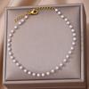 Anklets for Women Artificial Pearl Stainless Steel Chain Anklet Summer Beach Accessories Foot Leg Bracelets Decoration Jewelry