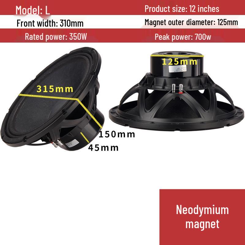 10, 12, 15, 18-inch KTV Subwoofer & Mid-bass Treble Pro Home Audio Speaker