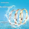 High-End Women's Stainless Steel Bracelet - Non-Fading, Titanium Steel, Elegant Buckle Jewelry