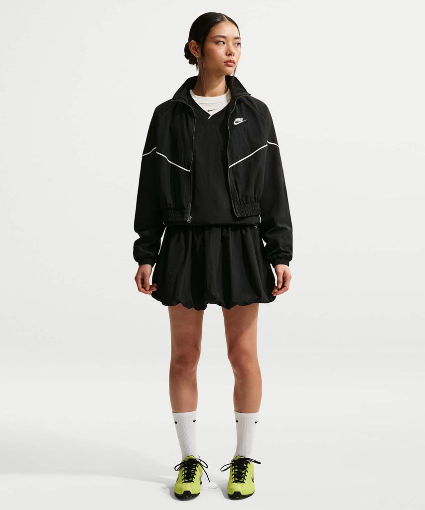NIKE Sportswear Loose Bubble Skirt W - Black: Chalk / Iq0062-010