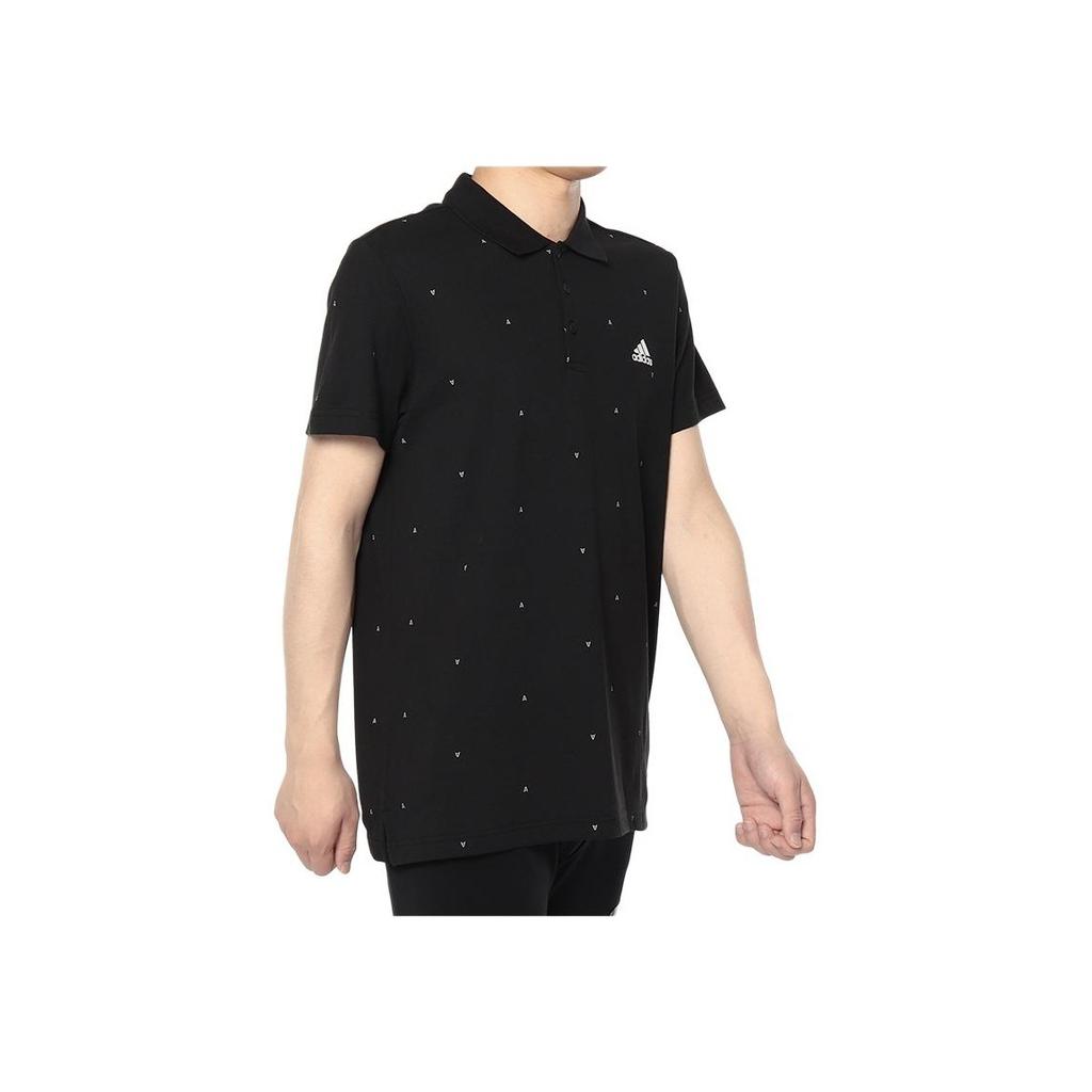 Adidas Breathable Comfortable Casual Short Sleeve Polo Shirt Men tops Black DY8711