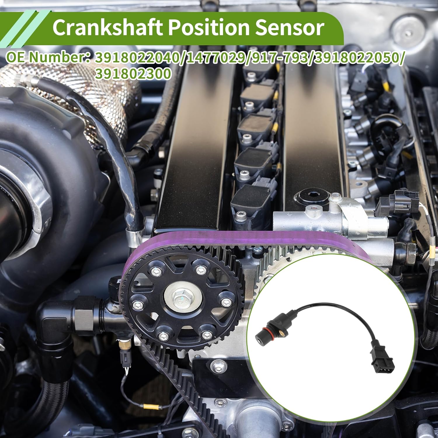 

1 Pc No.3918022040 Crankshaft Position Sensor for Hyundai Elantra 1.8L 1996-2000 Sturdy Car Engine Crank CKP Sensor