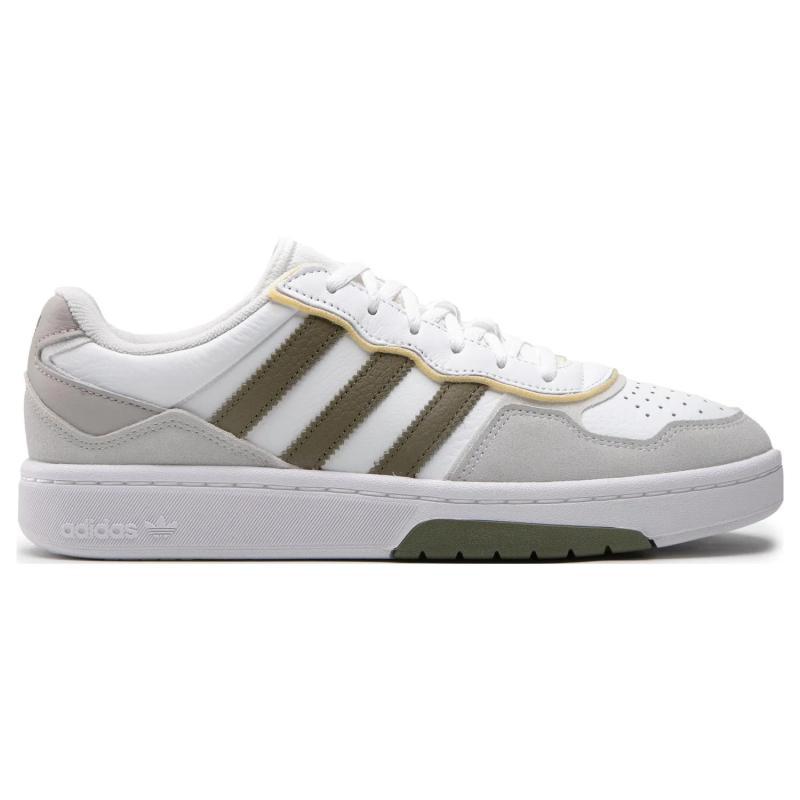 Adidas Originals Court Refit 'White Focus Olive Grey' Sneakers GX4370