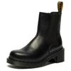 Leather Winter Comfortable Versatile Black Casual Mid-Calf Boots Unisex Boots 42665001