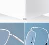 Danyang Men's Ultra-Light Titanium Half-Rim Eyeglass Frames with Myopia Prescription Lenses